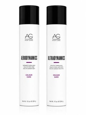 AG Hair Care Aerodynamics & Ultradynamics Finishing Spray Duo 10oz Each Set